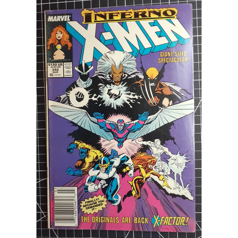 Uncanny X-Men  #242 (1989) Marvel Newstand
